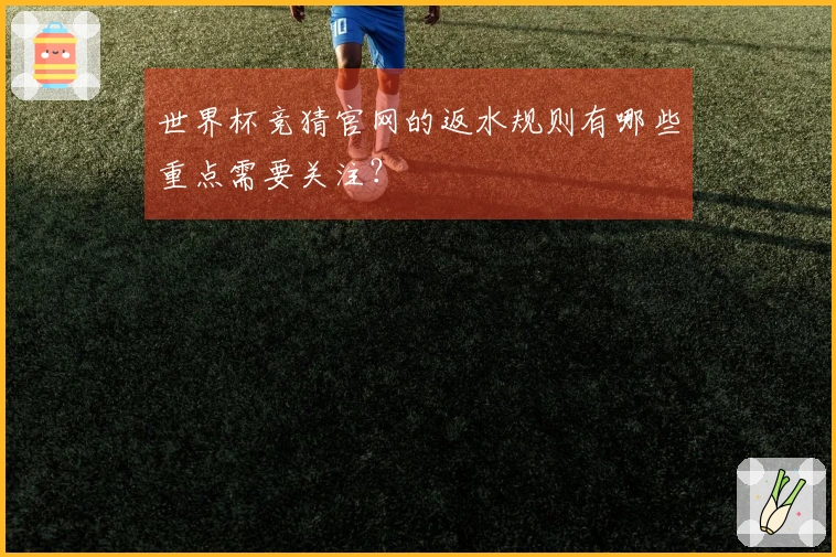世界杯竞猜官网的返水规则有哪些重点需要关注？
