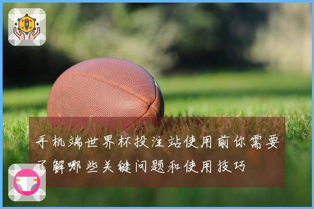 手机端世界杯投注站使用前你需要了解哪些关键问题和使用技巧